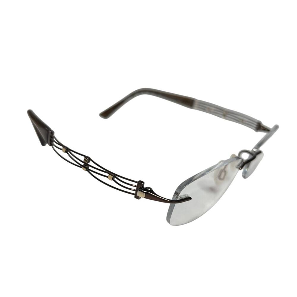 Charmant Glasses  Line Art XL2011 RO Titan Bronze Rimless Frame Japan 51[]17 135